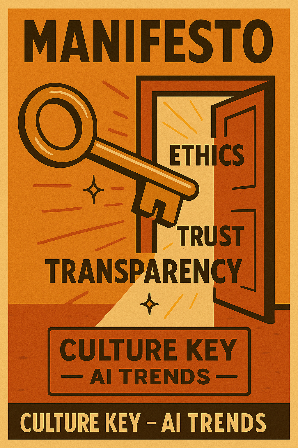 Key symbolizing ethics and transparency